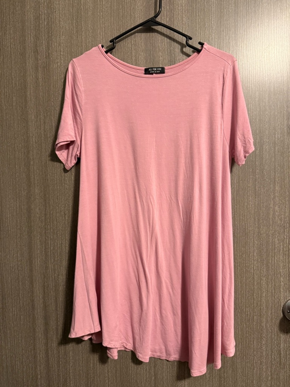 Pink Short Sleeve Dress (XXL)